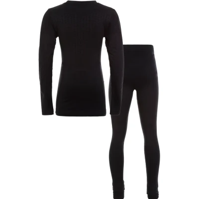Abbildung von Zigzag Set Gualala Seamless Unterwäsche für Kinder, Größe: 116 128, Black
