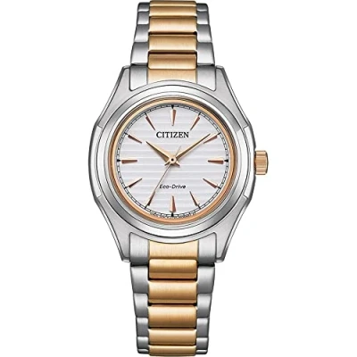 Abbildung von CITIZEN Damen Analog Japanisches Quarzwerk Uhr mit Edelstahl Armband FE2116 85A