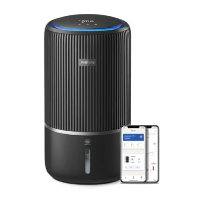 Abbildung von Philips 3400 Series 2 in 1 Air Purifier and Humidifier, HEPA NanoProtect + Activated Carbon Filter, Hygienic Humidification with 650 ml/h, CADR 300 m3/h for 78 m² (AC3421/13)