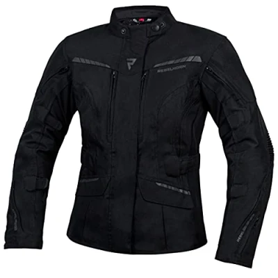 Abbildung von REBELHORN Hiker III Lady Motorradjacke für Frauen Langlebige Materialien Reissa Membran Ellenbogen und Schultern Protektoren Belüftungstaschen Reflektierende Elemente