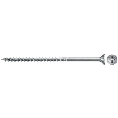 Abbildung von Fischer Power Fast II 670506 Spanplattenschrauben 6 mm 160 Kreuzschlitz Pozidriv Stahl Verzinkt 100 Stück