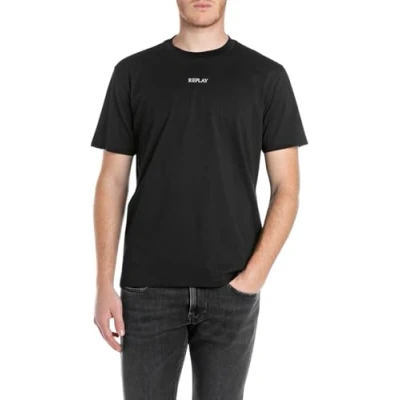 Abbildung von Replay Herren M3098 T Shirt, 098 Black, S