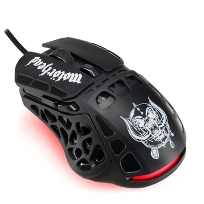 Abbildung von Motorhead Kabelgebundene Gaming Maus 7200 Dpi Optische Sensor Ergonomische Form 7 Programmierbare Tasten Offiziell lizenziertes Geschenk