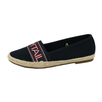 Abbildung von TOM Tailor Licence Flache Espadrille, Damen, Größe: 38, Navy Schuhe