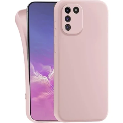 Abbildung von MyGadget Hülle kompatibel mit Samsung Galaxy S10 Lite robuste Handyhülle TPU Case Slim Silikonhülle Back Cover Kratzfest Schutzhülle Matt Rosa