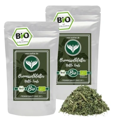 Abbildung von Azafran BIO Brennnessel Blätter Brennnesselblätter Tee lose getrocknet Brennessel 500g