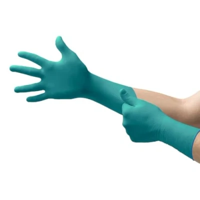 Abbildung von Microflex 93260100 93 260 7.8 Mil Dreilagige Einmalhandschuhe Neopren und Nitrilmischung, Größe M