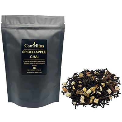 Abbildung von Gewürzapfel Chai, Schwarzer loser Blatt Tee, Camellios (200g)