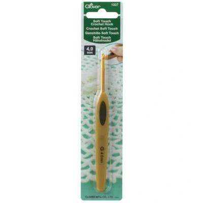 Abbildung von Clover Soft Touch haaknaald 4,0 mm
