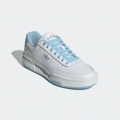 Abbildung von adidas Originals Court Super Sneaker low, Damen, Größe: 37 1/3, Footwear white/clear sky Leder und lederimitat