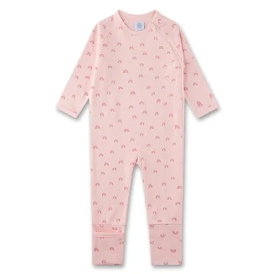 Abbildung von Sanetta Baby Overall rosa Praktischer und bequemer Unisex Strampler aus Bio Baumwolle. 086