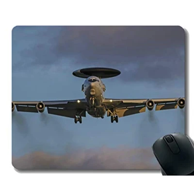Abbildung von Gaming Mouse Pad, Boeing E 3 Sentry Flugzeuge Pad für Office Desktop oder Mat