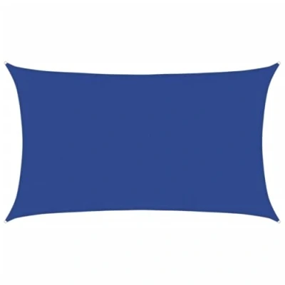 Abbildung von vidaXL Sonnensegel, UV Schutz Sonnenschutz für Terrasse Balkon Garten, Windschutz Wetterschutz Rechteckig, Sonnendach, 160g/m² Blau 5x8m HDPE