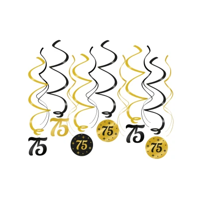 Abbildung von Hang Decoration Wirbel 75 Jahre Nobel 70x14cm 6 Stück