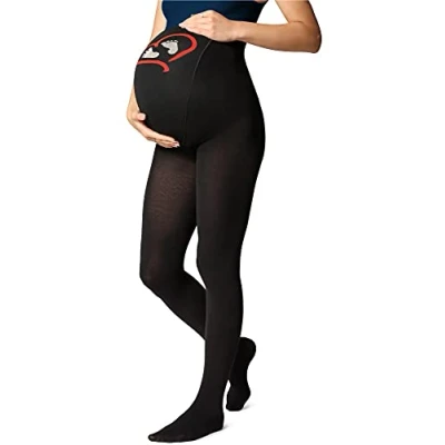 Abbildung von Bemammy Umstandss Strumpfhose, Damen, Größe: Medium, Nero