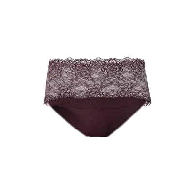 Abbildung von Calida Sensual Secrets Slip, Damen, Größe: 40/42, Black cherry