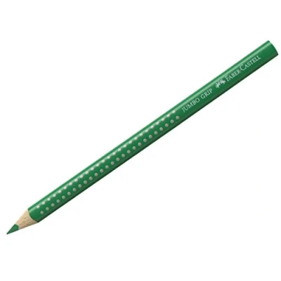 Abbildung von FABER CASTELL 110963 Buntstift Jumbo Grip, smaragdgrün