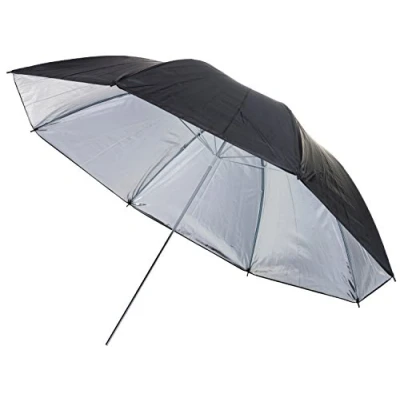 Abbildung von BRESSER BR BS110 Reflexschirm schwarz/Silber 110cm