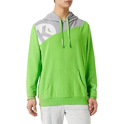 Abbildung von Kempa Herren Core 2.0 Hoodie, Hope grün/Dark grau melan, S