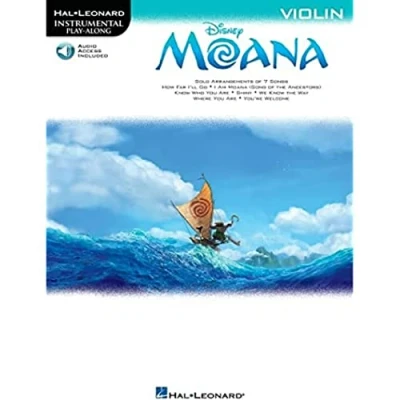 Abbildung von Moana: Violin (Hal Leonard Instrumental Play along): With Downloadable Audio