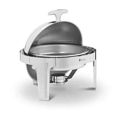 Abbildung von Royal Catering Speisenwärmer Chafing Dish 6L Kugelform Brennstoffbehälter