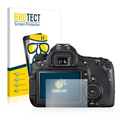 Abbildung von BROTECT Schutzglas für Canon EOS 650D Schutzfolie Panzer Folie Glas [Extrem Kratzfest 9H, Anti Fingerprint, Ultra Transparent]