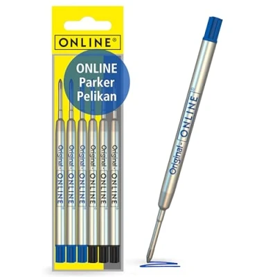 Abbildung von Online Pen Kugelschreiber Kugelschreiberminen, G2 Format, für Standard Kugelschreiber, hergestellt in der Schweiz