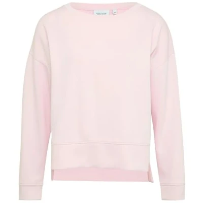 Abbildung von comma casual identity Weiches MIT Seitlichen Schlitzen Sweatshirt, Damen, Größe: 34, Zartrosa