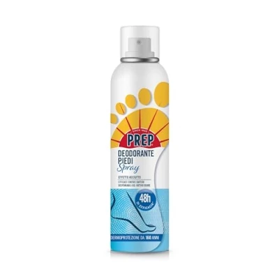 Abbildung von Prep, Deodorant für Füße, geruchshemmend, mit Eukalyptus und Menthol, langanhaltendes Gefühl von Frische Wohlbefinden, 150 ml