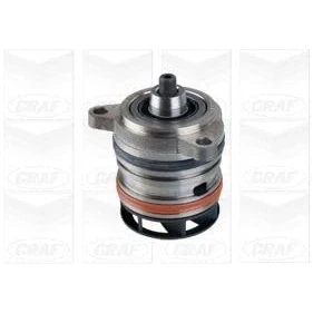 Abbildung von GRAF PA982 Wasserpumpe mit Dichtring mechanisch Thermoplast für Keilrippenriementrieb VOLKSWAGEN: Transporter 5 Bus, Multivan (7HM, Touareg I