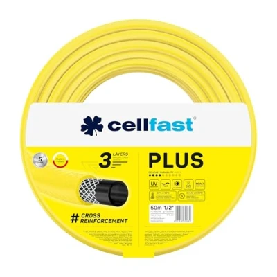 Abbildung von CELLFAST 10 201, 50 m, Über Boden, Gelb, 25 bar, 1,25 cm, 20 60 C