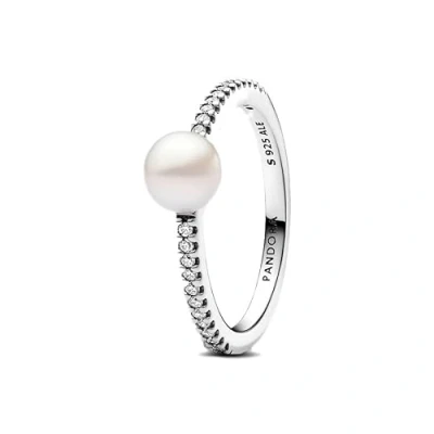 Abbildung von PANDORA Essence Organisch Geformter Unendlichkeitsring aus Sterling Silber mit vergoldeter Metalllegierung, Größe: 52, 163318C00 52