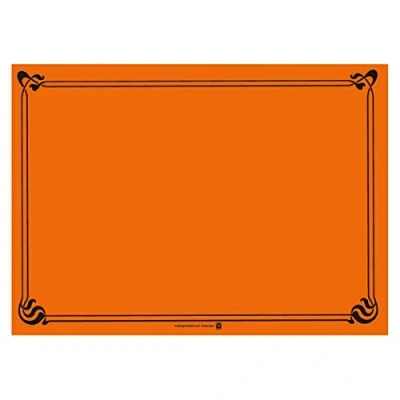 Abbildung von Platzdeckchen orange