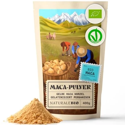 Abbildung von NaturaleBio Maca Pulver 400g