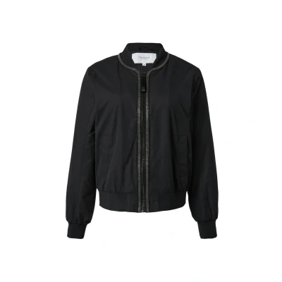 Abbildung von comma casual identity MIT Schmuckdetails Bomberjacke, Damen, Größe: 32, Schwarz
