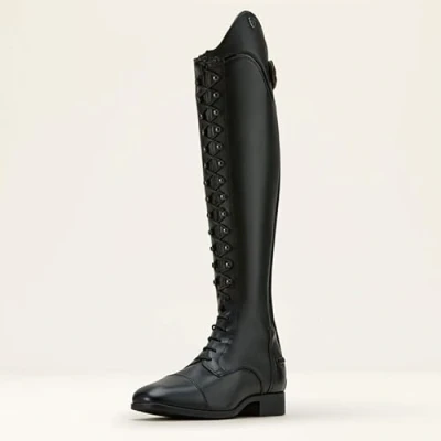 Abbildung von ARIAT Stiefelette Palisade LACE schwarz mit Dressurbogen und Schnürung, Schuh Stiefelgröße 39 RM