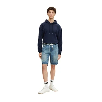 Abbildung von TOM Tailor denim Jeans Shorts, Herren, Größe: XL, Used light stone blue