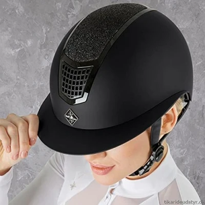 Abbildung von Fair Play Reithelm Quantinum Eclipse Wide Visor Schwarz S