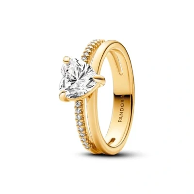 Abbildung von Pandora Ring, Damen, Größe: 50, Gold plated