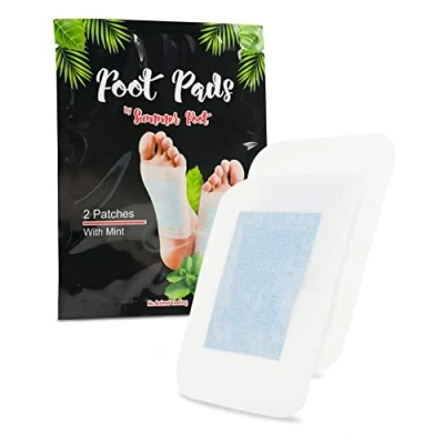 Abbildung von Fußpads für den Mann mit Minzöl (2 Stück) 2 St