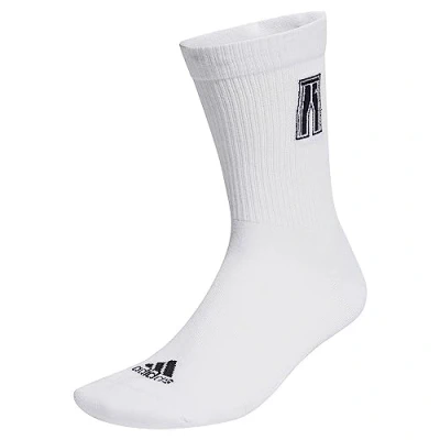 Abbildung von adidas Unisex Track Suit Embroidered Socken, White/Black