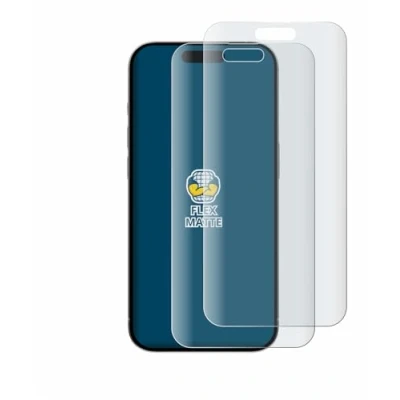 Abbildung von BROTECT Full Cover Schutzfolie Matt für Apple iPhone 15 Pro Max (2 Stück) Screen Displayschutz Folie, 3D Curved, Anti Reflex
