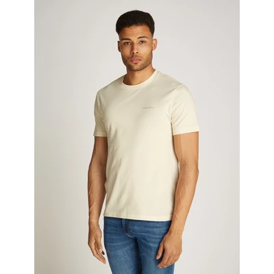 Abbildung von Calvin Klein Enlarged BACK LOGO Tshirt print, Herren, Größe: 3XL, Seedpearl