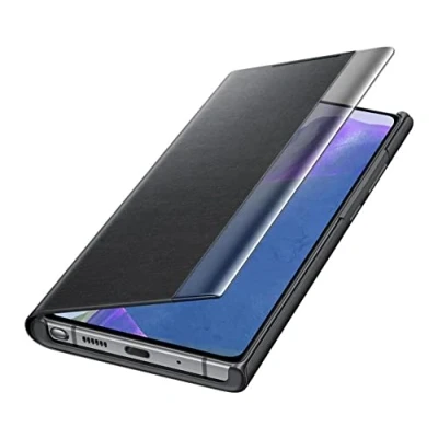 Abbildung von Samsung Galaxy Note 20 Hülle Kunststoff Klapphülle Handyhülle Schwarz