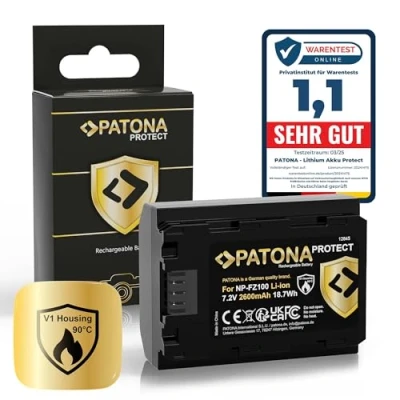 Abbildung von PATONA Protect NP FZ100 2400mAh Kamera Akku mit V1 Schutzgehäuse