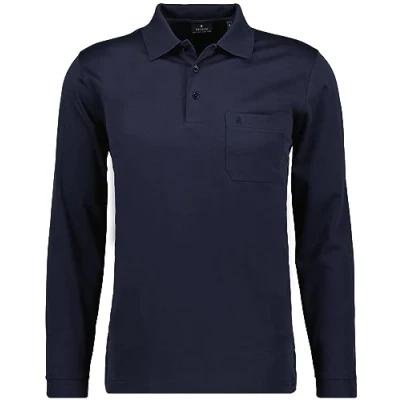 Abbildung von Ragman Herren Poloshirt, Marine, 6XL