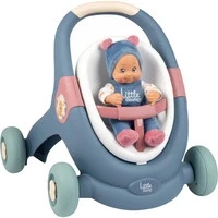 Abbildung von Smoby Little 3 in 1 Lauflernwagen mit Puppe, Babyspielzeug