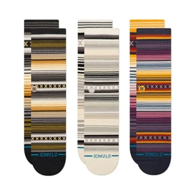Abbildung von Stance Curren Unisex 3 PACK Socken, Größe: 43 47, Forest