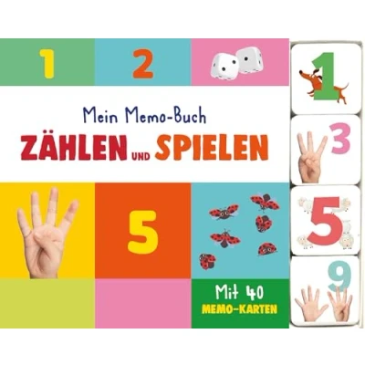 Abbildung von Mein Memo Buch Zählen und Spielen: Mit 40 Karten! Für Kinder ab 3 Jahren