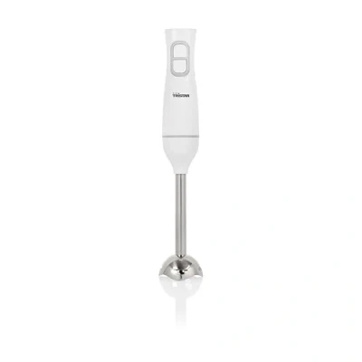 Abbildung von Tristar Stabmixer, Pürierstab mit Edelstahl Mixfuß, Puls und Turbofunktion, ergonomische Form, Weiß, MX 4880